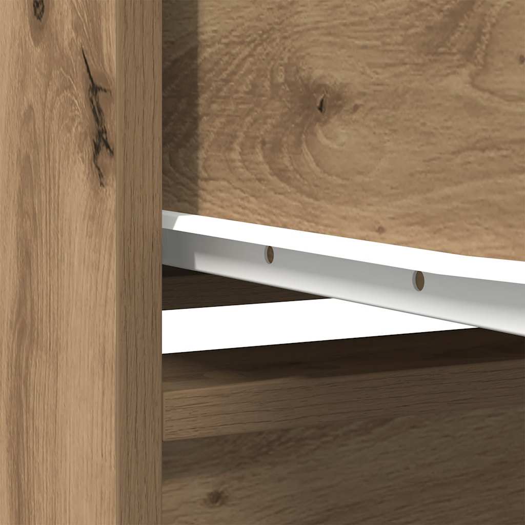 Cabinet with Drawer Artisan Oak 55.5x34x119.5 cm Engineered Wood